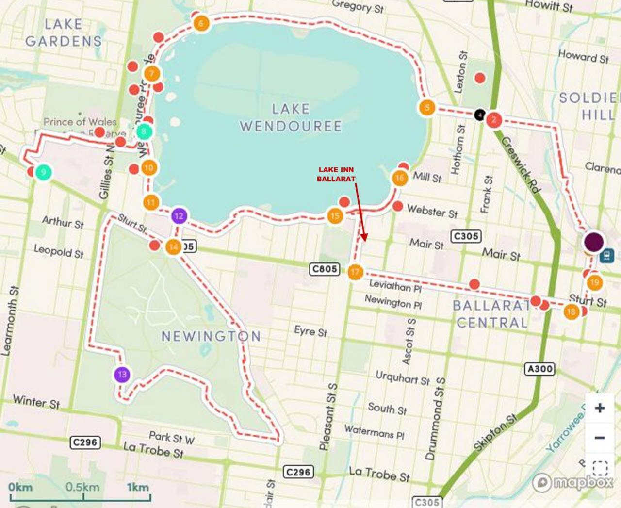 Lake Inn - Ballarat Ngoại thất bức ảnh